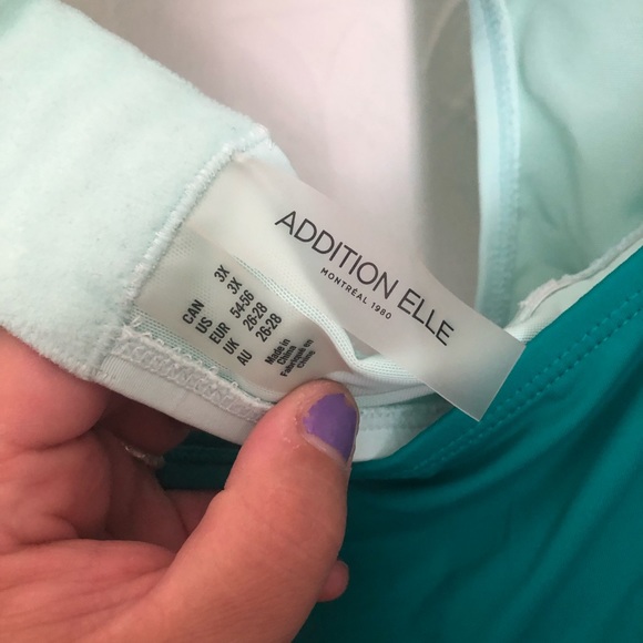 Onepiece swimsuit asymmetric 3XL - Picture 3 of 3